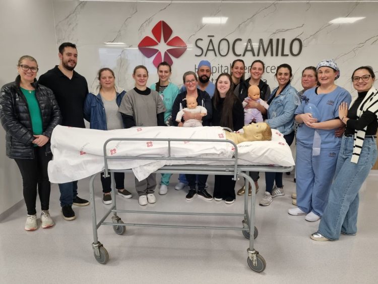 HBST realiza treinamento com foco em emergências pediátricas