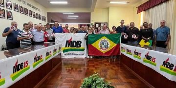 MDB oficializa candidaturas de Luciano Ongaratto e Roberto Bertol em Coqueiro Baixo